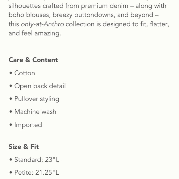 NWT Anthropologie Pilcro Ryanne Open Back Sweater - Picture 3 of 3